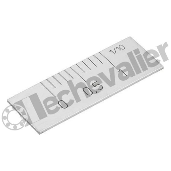 K0759.0001 VERNIER AUTOADHESIF L=40 ACIER INOX