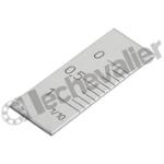 K0759.0101 VERNIER AUTOADHESIF L=40 ACIER INOX