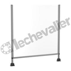 K1081.12 PANNEAU DE TABLE VISSE VERRE ACRYL.