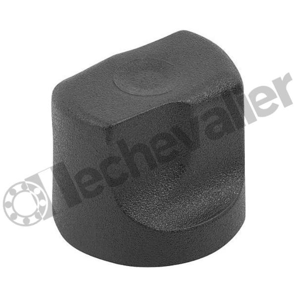 K1126.2004 ECROU MERE TA.2 M04 POLYAMIDE, NOIR