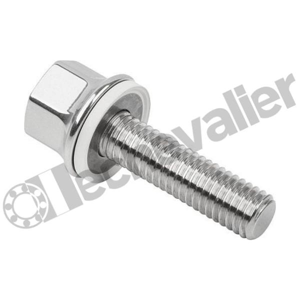 K1595.042X16 VIS + RONDELLE D'ETANCHEITE M04X16