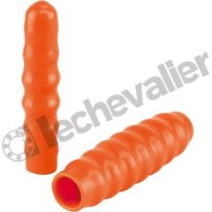 K0099.12 POIGNEE ROND PLASTIQUE., ORANGE