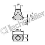 K1283.0806 LIAISON EQUIPOTENTIELLE AC.,ZINGUE