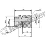 K0629.08 RACCORD ACIER DE TRAITEMENT