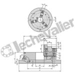 K1836.370 MANDRIN STATIONNAIRE A 3 MO MIT
