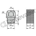 K1453.32150 PRESSE-ETOUPE DESIGN HYGIENIQUE M32