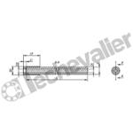 K2024.0150X1000 GAINE DE CÂBLE MIT INNENROHR, L=100