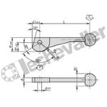 K0008.10 LEVIER A SERRAGE RAPIDE SIMPLE ACIE