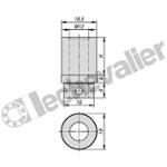 K2071.2040 SEGMENT LONG, H=20 ACIER