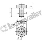 K0026.06 EXCENTRIQUE DE BRIDAGE SIX PANS M06
