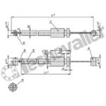 K1646.11X1000 CABLE BOWDEN + INSERT EN PLASTIQUE