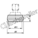 K0105.29 BOUCHON DE PROTECTION PLASTIQUE.