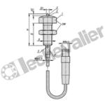 K0581.080352 BUTEE REGLABLE TA.1 M08 ACIER INOX.