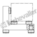 K0292.04 TETE D'APPUI D1=6 ACIER A OUTILS, D