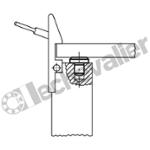K0292.041 TETE D'APPUI D1=6 ACIER A OUTILS, D