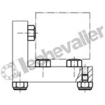 K0298.1081 PIED DE POSITION M08 L1=8, FORME:A