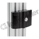 K1496.145561 VERROU A LOQUET FORME A ALUMINIUM