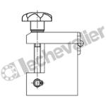K0053.08075 VIS ORIENTABLE ACIER, COMP:THERMOPL