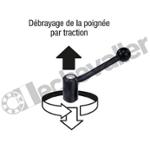 K0108.1081X40 LEVIER DE SERRAGE TA.1 M08X40, FORM
