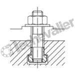 K0377.10 ECROU POUR RAINURE EN TE M10 ACIER