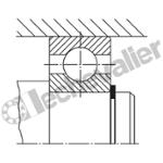 K1938.040400 CIRCLIPS POUR ARBRES DIN471, D1=4 A