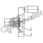 K0173.00522 RONDELLE ACIER D1=5,3, D=22
