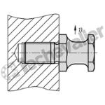 K2044.16 TRAGSCHRAUBEN VDI 3366, M16, D1=16,