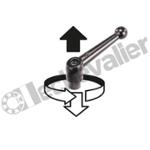 K0116.1051X20 MANETTE INDEXABLE TA.1 M05X20 ZINC,