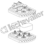 K1010.040 TENON DE PROTECTION POUR MODULES